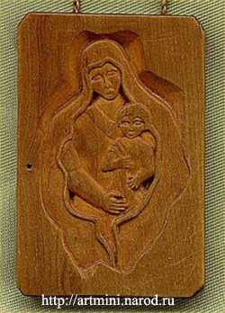 A small Icon `Mother of God`.