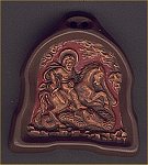 Керамическая Иконка `Святой Георгий Победоносец`